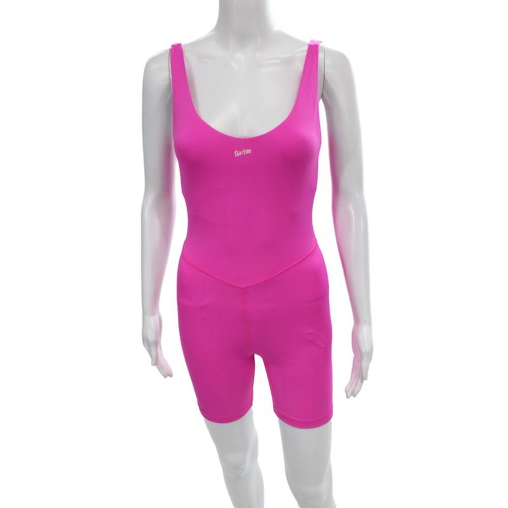 Bandier Women Pink Sleeveless Bodysuit Unitard Size XS
